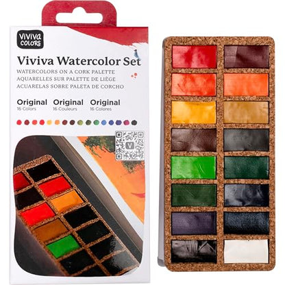 Viviva Travel Watercolor Paint Set