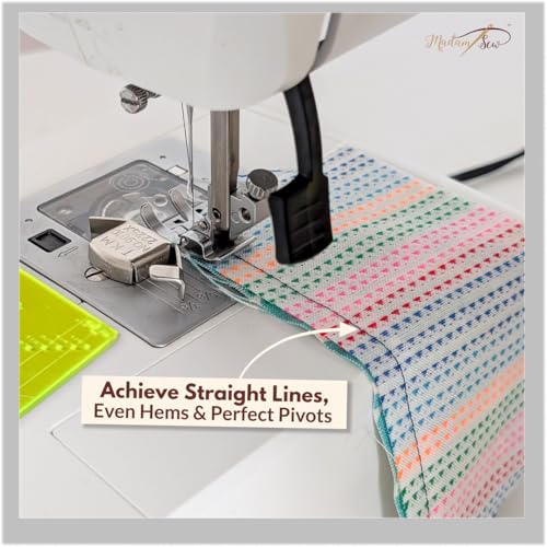 Seam Allowance Ruler & Magnetic Seam Guide for Sewing Machine