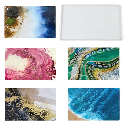 Rectangle Epoxy Resin Molds for Table