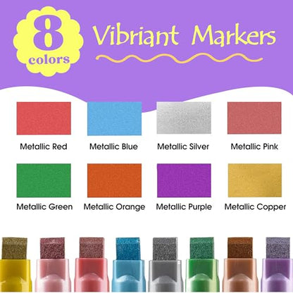 Window Chalk Markers for Cars Glass Washable