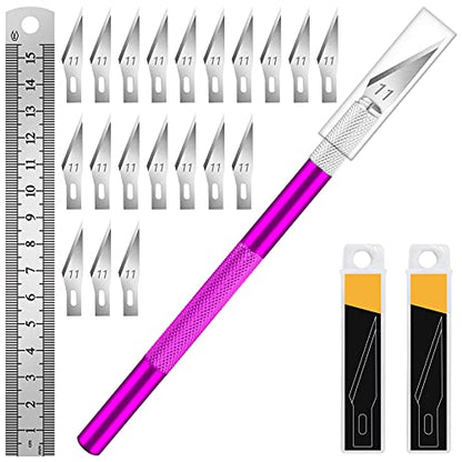 Craft Knife Set with 20 Extra #11 Blades (20 Count)
