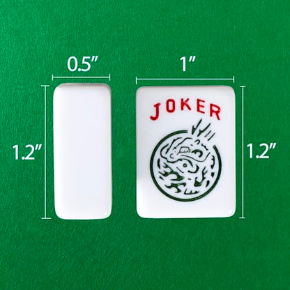 166 Tiles Mah Jongg Set American Mahjong 4 Color Pushers
