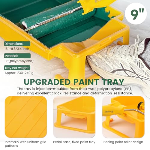 12 PCS Paint Roller Kit