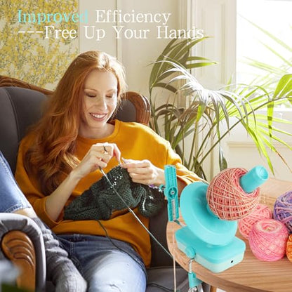Electric Yarn Winder for Crocheting