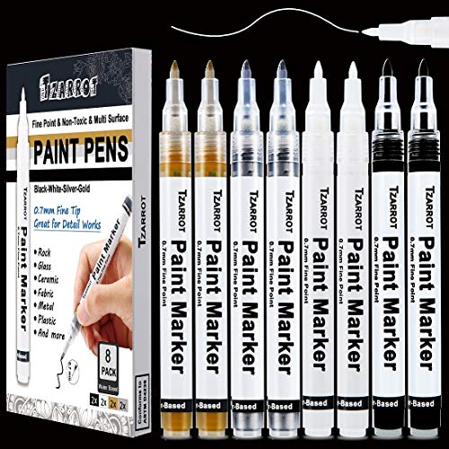 White Paint Pen (8 Count)