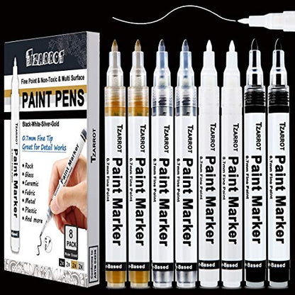 White Paint Pen (8 Count)