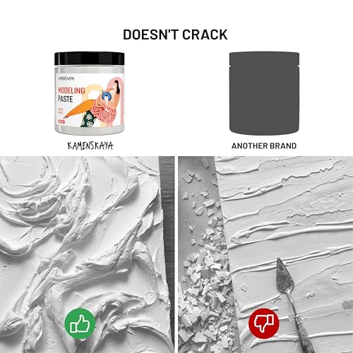 Modeling Paste for Textured Art and Acrylic Painting (8.45 Fl Oz)