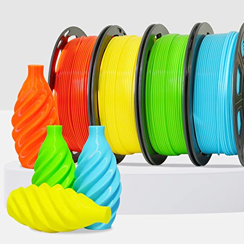 3D PLA 3D Printer Filament 4 in 1 Bundle (35.27 Ounce)