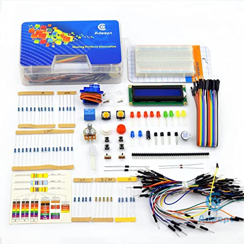 Project LCD 1602 Starter Kit for Raspberry Pi 4 3 2 Model B+ B Servo Motor Relay Beginner Small DIY Kit Compatible with Raspberry Pi 2b+ with PDF Guidebook User Manual