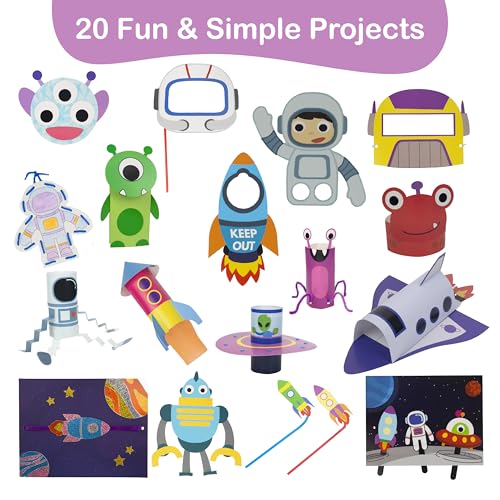 20 Space Arts & Crafts for Kids