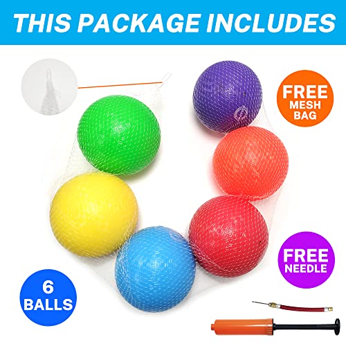 Dodgeballs Playground Balls 8.5" (6 Count)