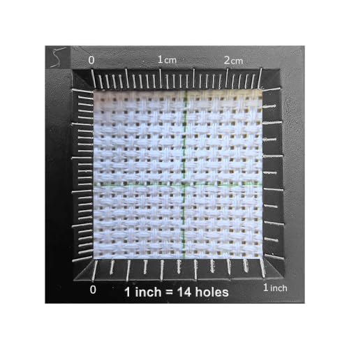 14CT Easy Count Thread Grid Aida Cloth Embroidery Cross Stitch Fabric (14 Count)