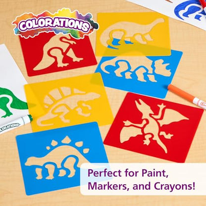 Washable Plastic Dinosaur Stencils