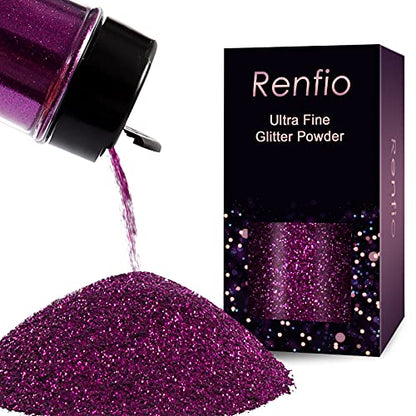 Ultra Fine Glitter Powder Metallic Resin Glitter 2.11 Oz
