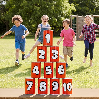 13 Pcs Carnival Party Can Toss Game