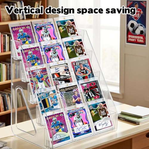 5 Tier Acrylic Card Display Stand (20 Count)
