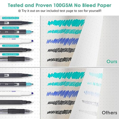 5 Pack Bullet Dotted Notebook Bulk (5 Count)