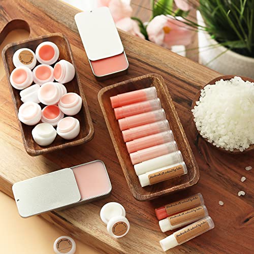CraftZee 𝗣𝗥𝗘𝗠𝗜𝗨𝗠 Lip Balm Making Kit. DIY Lip Gloss Pack