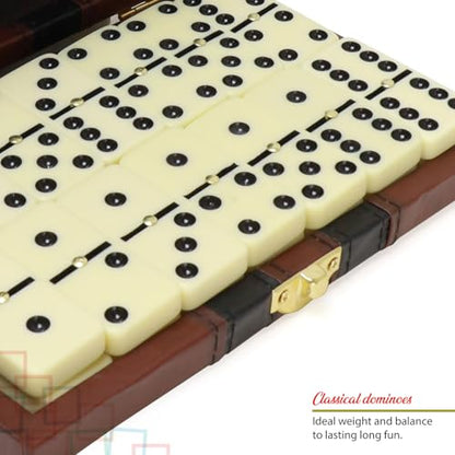 Premium Double 6 Dominoes Set (28 Count)