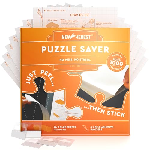 24 Pack Puzzle Glue Sheets 10×10″