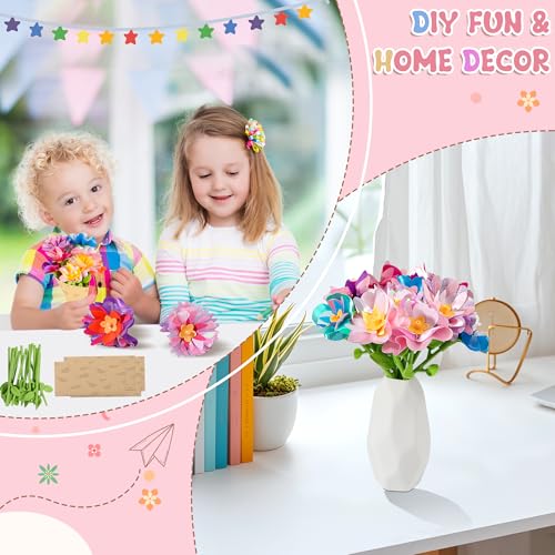DIY Fabric Flower Bouquets Toys Accessories
