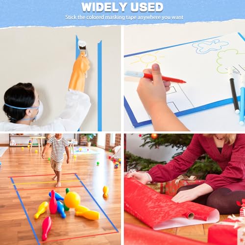 12PCS Colored Masking Tape (12 Count)