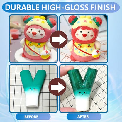 3 Packs Air Dry Clay Varnish (3 Count)
