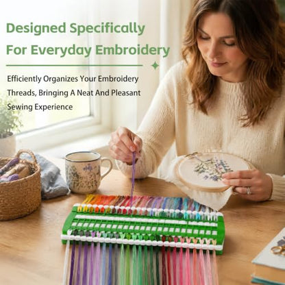 50 Position Embroidery Floss Organizer