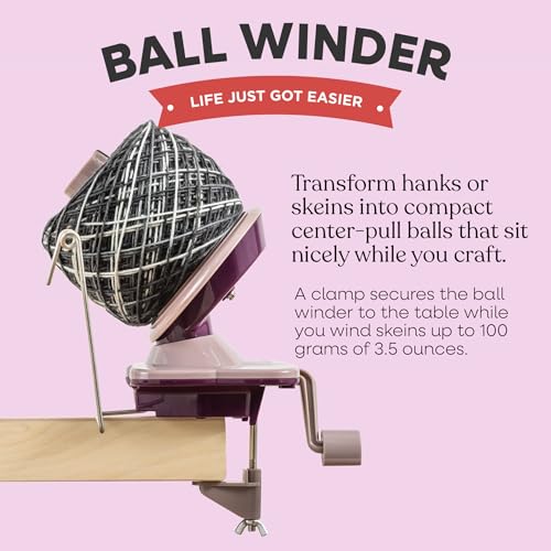 Yarn Ball Winder for Knitting and Crocheting