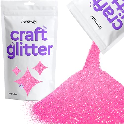 Craft Glitter Baby Pink Iridescent 100g Microfine Glitter (3.5 Ounce)