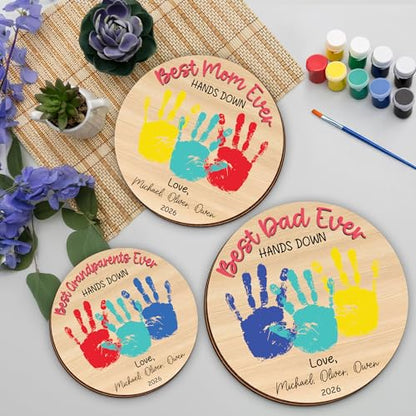 Personalized Hands Down Best Grandma Ever Handprint Kit with Non