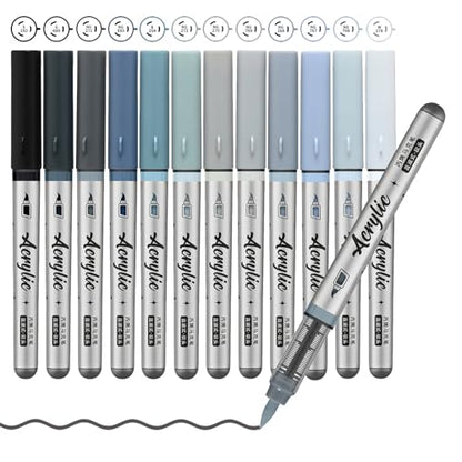 Grey Acrylic Paint Pens