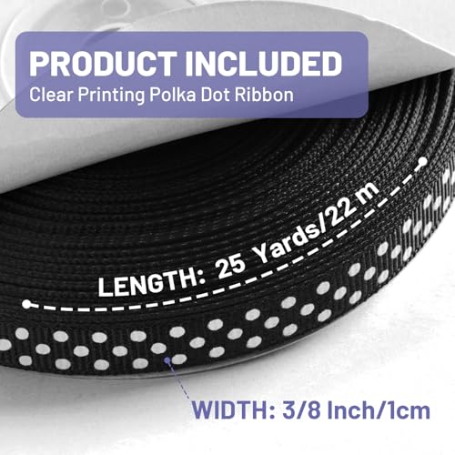Polka Dot Grosgrain Ribbon 3