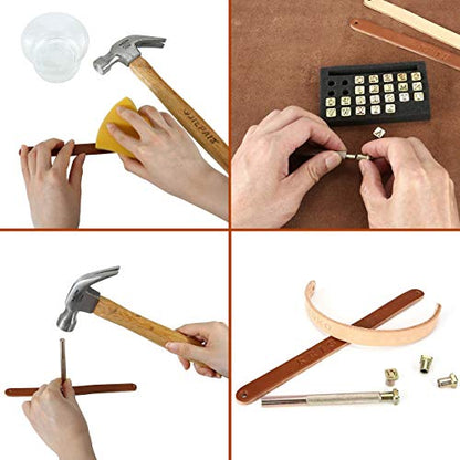 27 Pieces Leathercarft Stamping Tool Set (27 Count)