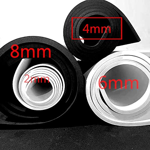 1 Piece 6mm Black EVA Foam Sheet