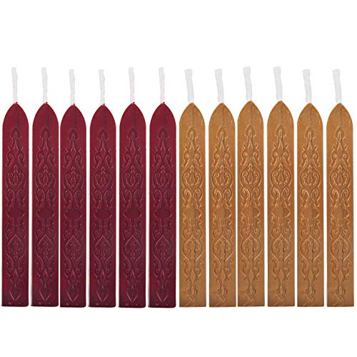 12Pcs Sealing Wax Sticks for Wax Seal Stamp (12 Count)