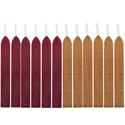 12Pcs Sealing Wax Sticks for Wax Seal Stamp (12 Count)