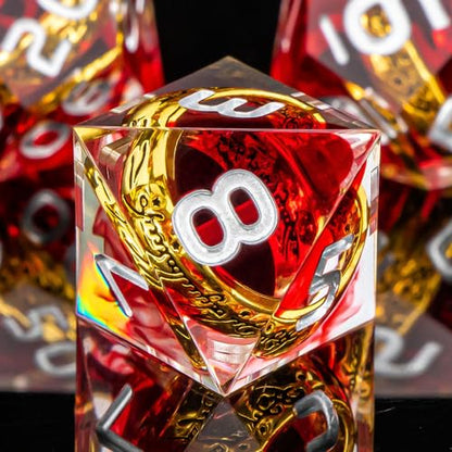 Magic Lord Rings DND Dice Set with Box