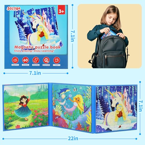 Magnetic Puzzles for Toddlers 3 (60 Count)