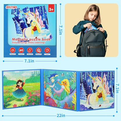 Magnetic Puzzles for Toddlers 3 (60 Count)