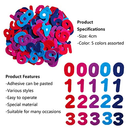 Number Stickers (4 Count)