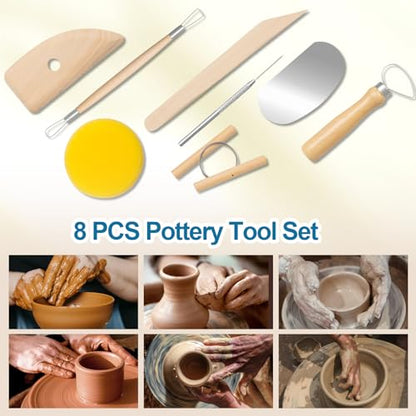 8 Pcs Polymer Clay Sculpting Tools Kit for Adults