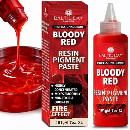 Red Epoxy Resin Pigment Paste 6.7oz