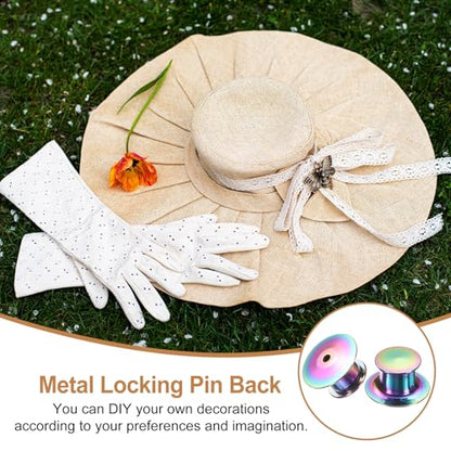 30Pcs Metal Locking Pin Backs (30 Count)