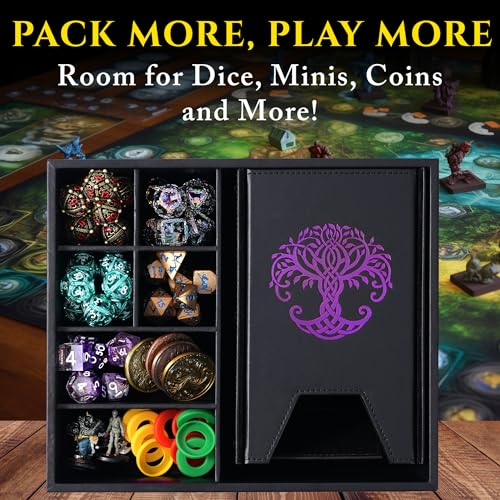 All-in-One Game Roamer - Dice Tray & Tower for DND and RPG