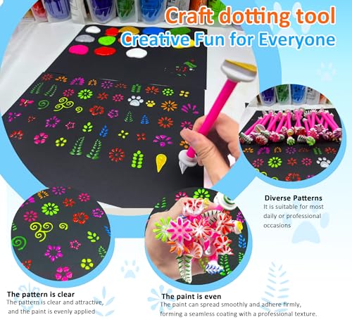 Flower Petal Tools for Dot Painting