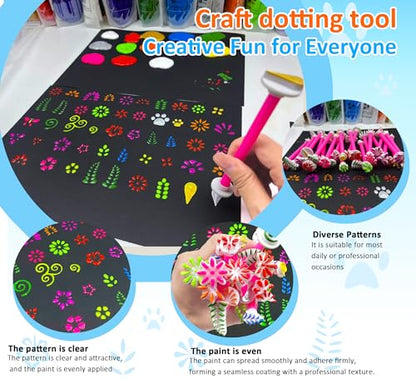 Flower Petal Tools for Dot Painting