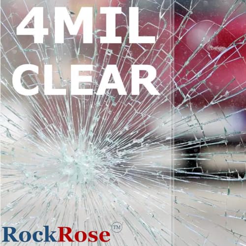 Clear Safety Security Window Film 4 Mil Shatterproof Glass Protection for Home and Office Break