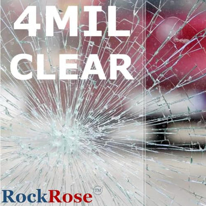 Clear Safety Security Window Film 4 Mil Shatterproof Glass Protection for Home and Office Break