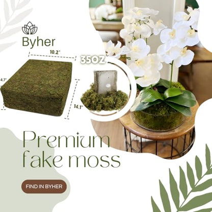 2.2LB Large Capacity Fake Moss for Plants Indoor (35 Ounce)